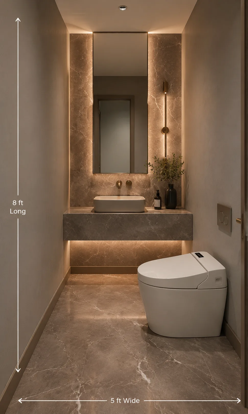 Captibase bathroom design visualization