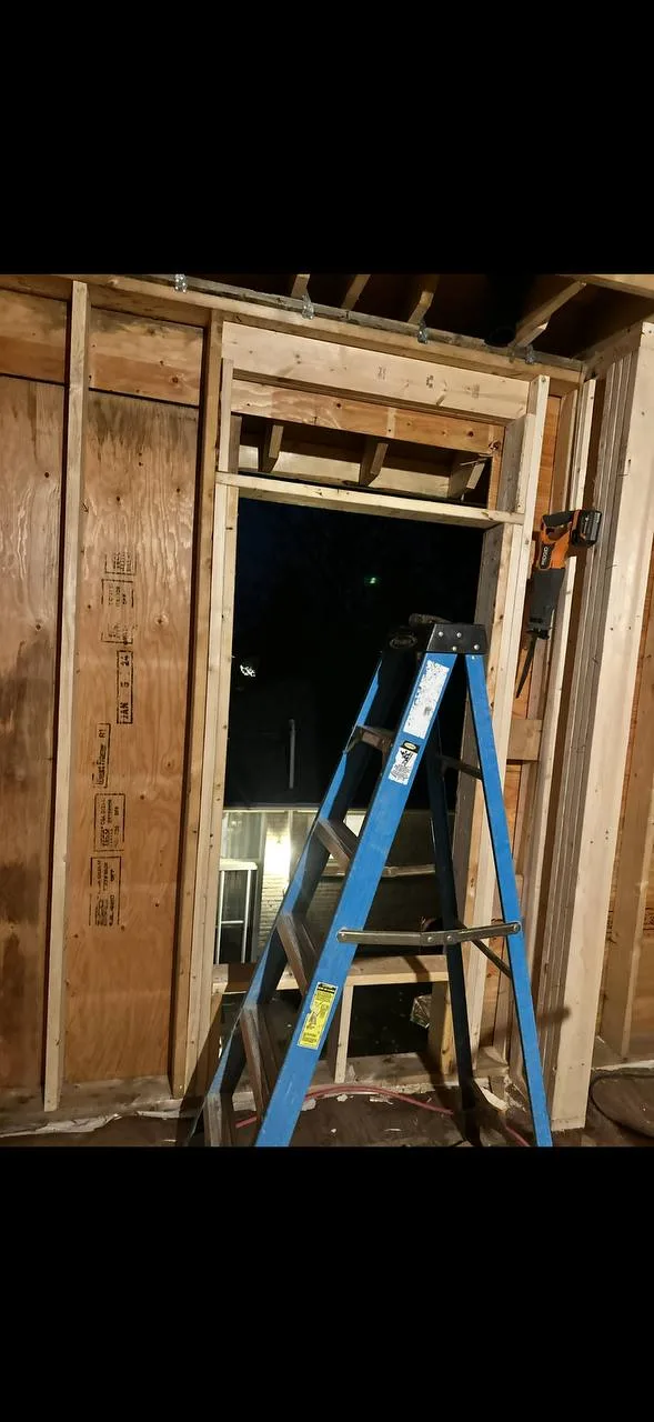 Precisely framed residential opening